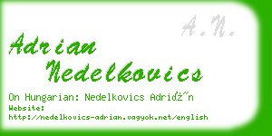 adrian nedelkovics business card